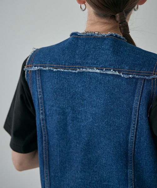 ROSE BUD（ローズバッド） ベスト ジレ (CREOLME)デニムベスト