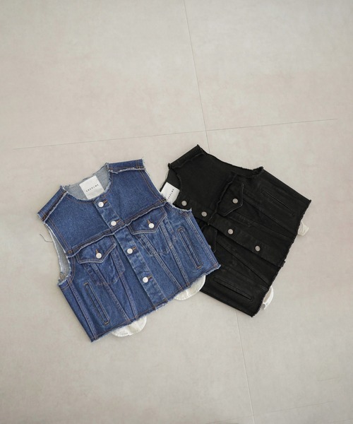 ROSE BUD（ローズバッド） ベスト ジレ (CREOLME)デニムベスト