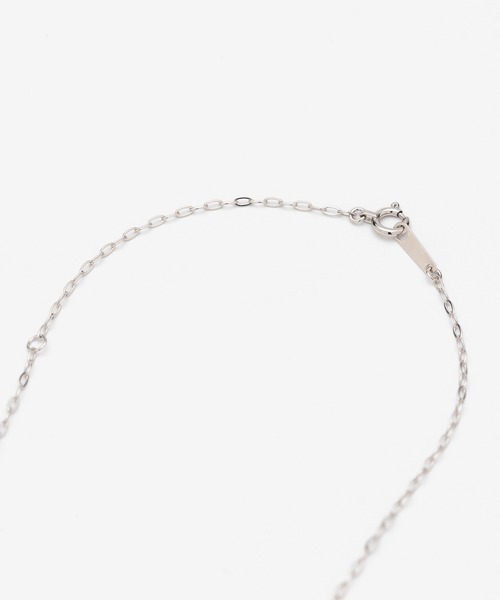 ネックレス K10 ホワイトゴールド チェーンネックレス BLOOM/ブルーム レディースの画像