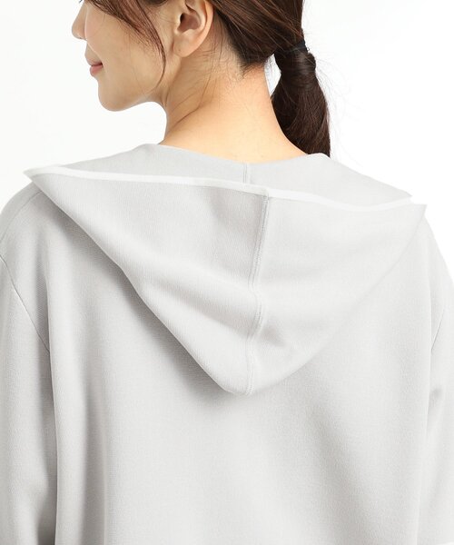 Reflect カーディガン 「夏SALE／軽羽織りに」フーデッドニット