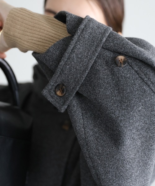 「select MOCA」 チェスターコート FREE チャコール レディース_画像4
