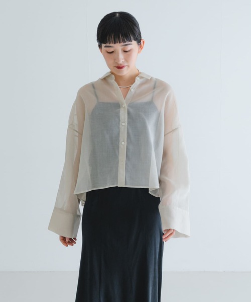 ブラウス シャツ シアーワイドスリーブシャツ レディース URBAN RESEARCH ブラウス シャツ シアーワイドスリーブシャツ
