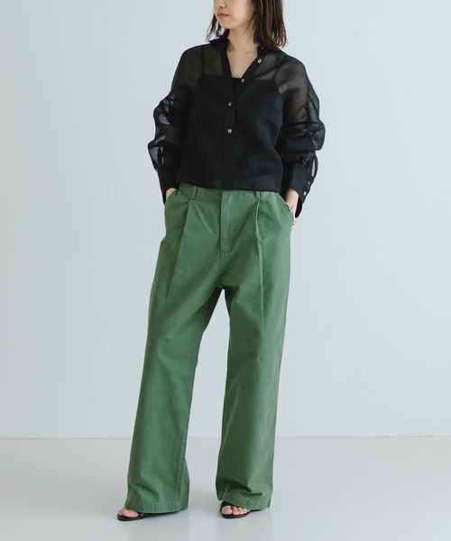ブラウス シャツ シアーワイドスリーブ半袖シャツ レディース URBAN RESEARCH ブラウス シャツ シアーワイドスリーブシャツ