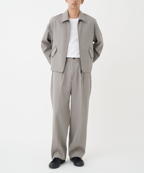 Ｎ*Ｆ様 美品STUDIOUSウォッシャブルウールセットアップブルゾンスラックス STUDIOUS（ステュディオス） スラックス NO SEASON WASHABLEWOOL
