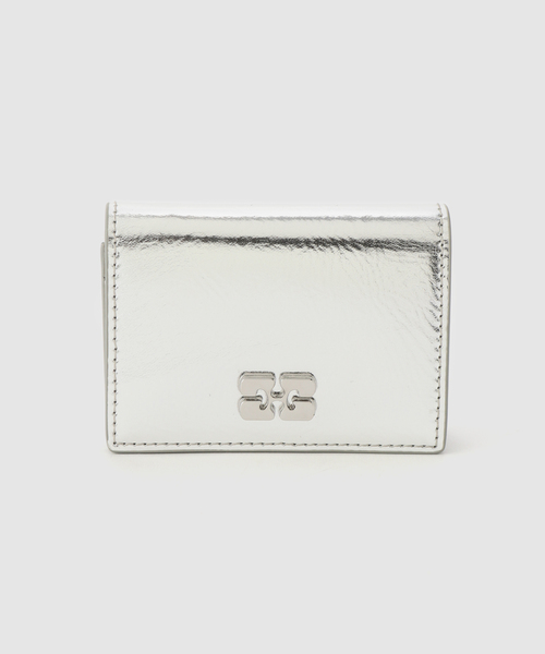 GANNI カードケース GANNI/ ガニー Ganni Bou Flap Card Holder