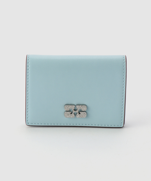 GANNI カードケース GANNI/ ガニー Ganni Bou Flap Card Holder