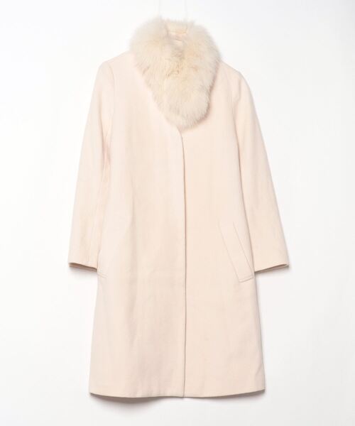 新品未使用☆Debut de Fioreコート Debut de Fiore（デビュー ド フィオレ） ノーカラーコート 38