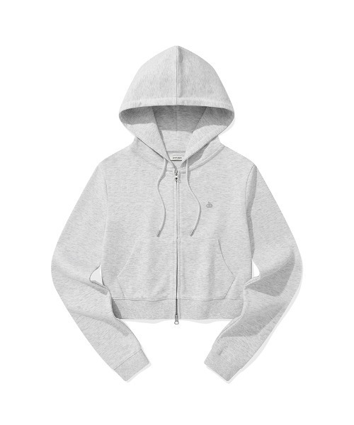 パーカー KIRSH PLAIN SLIM FIT CROP HOODIE ZIP UP キルシー