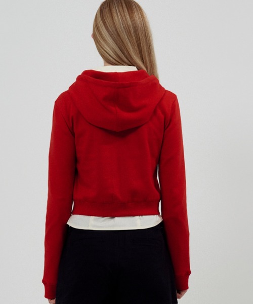 ぺディンKIRSH パーカー KIRSH PLAIN SLIM FIT CROP HOODIE ZIP UP キルシー