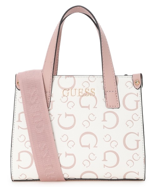 A3✨極希少✨GUESS GG柄×ピンク トートバッグ 金具チャーム付 guessトートバッグピンクのおすすめ人気商品一覧 通販 - Yahoo