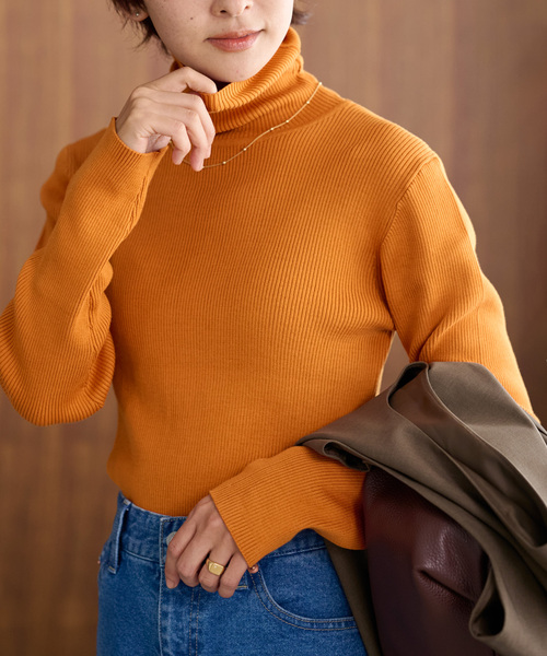 タグ付きJOURNAL STANDARD 2024タートルネック柔らかニット JOURNAL