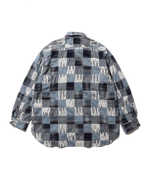 日本製　BEAMS JAPAN パッチワークシャツ BEAMS+ シャツ パッチワーク ワークシャツ メンズ : ZOZOTOWN