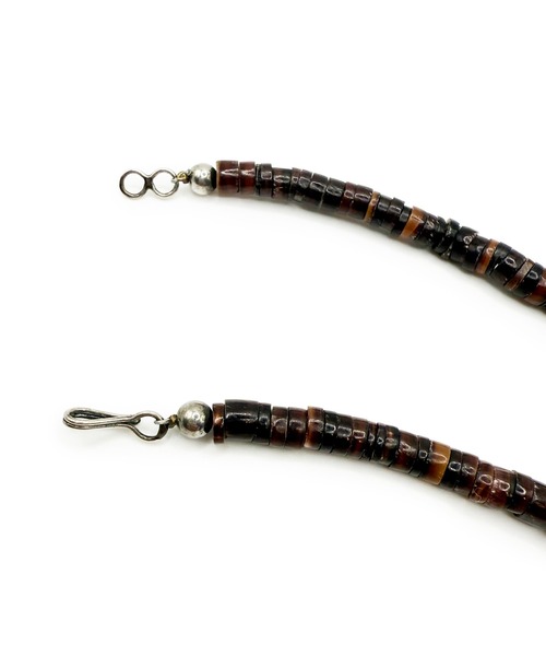 マルチ ターコイズ ロング ネックレス S925 / 14KGF Indian Jewelry ネックレス THEATER シアターセレクト ウッド