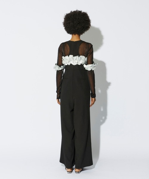 ANDRESD パンツドレス ruffled bustier pants dress / ラッフル