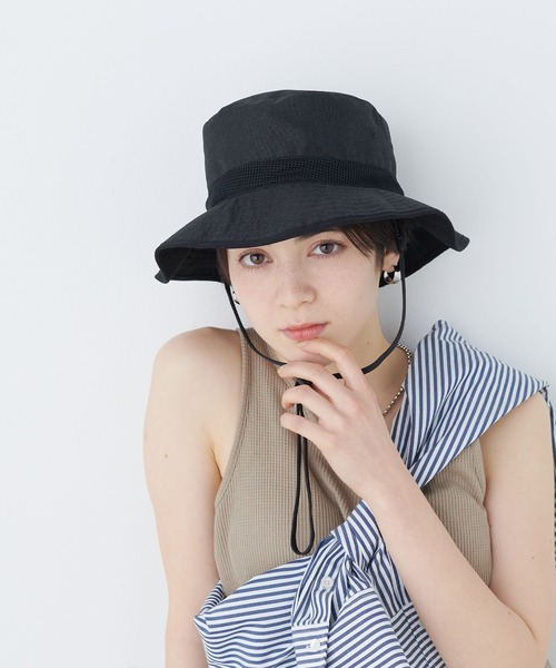 HATMIKKE（ハットミッケ） 帽子 ハット -TEN°メッシュ切替サファリ