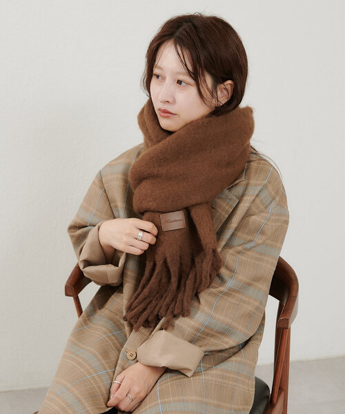 Kastane（カスタネ） マフラー FREE ブラウン系その他 レディース