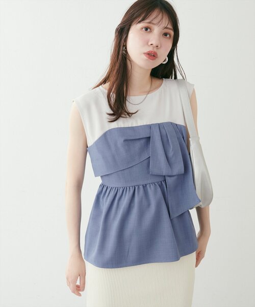 natural couture tシャツ ビスチェドッキングトップス