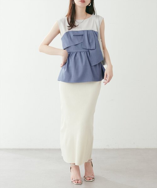 tシャツ ビスチェドッキングトップス レディース natural couture tシャツ ビスチェドッキングトップス