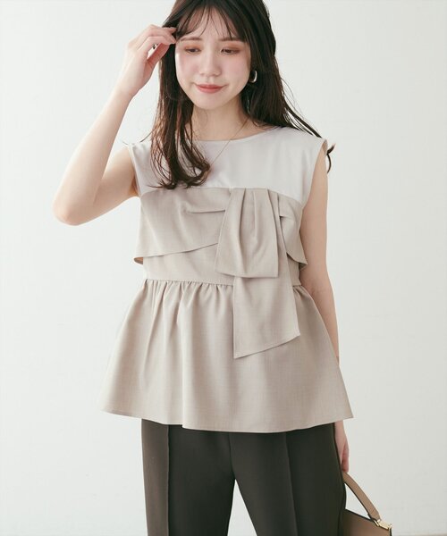 tシャツ ビスチェドッキングトップス レディース natural couture tシャツ ビスチェドッキングトップス
