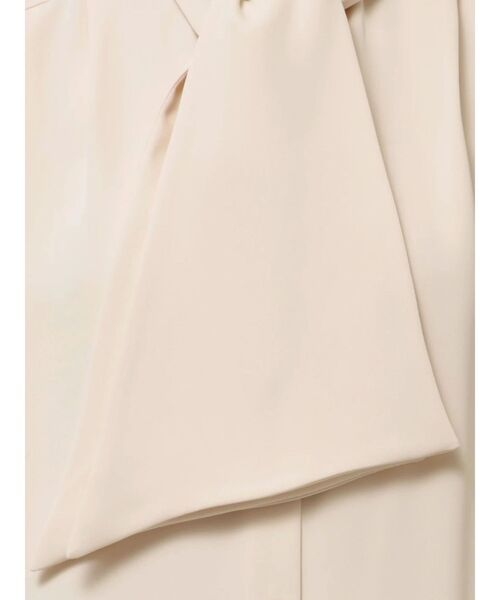 TONAL ブラウス シャツ サテンボウタイフレンチブラウス