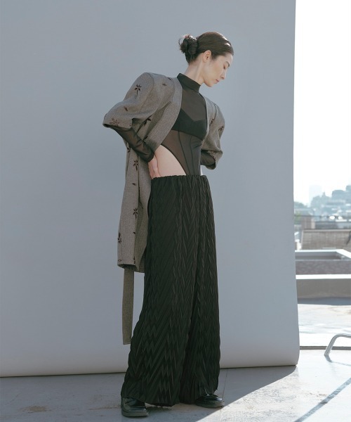 TELOPLAN パンツ Poldi Pleats Pants レディース : ZOZOTOWN