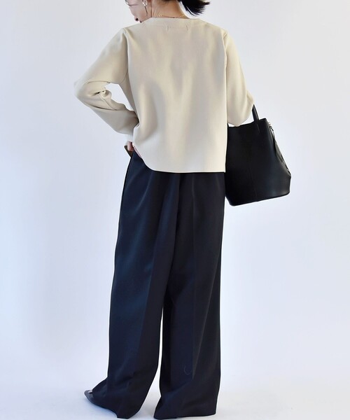 「quaranciel」 ニットカーディガン ONE SIZE ナチュラル レディース quaranciel 「quaranciel」 ニットカーディガン ONE SIZE