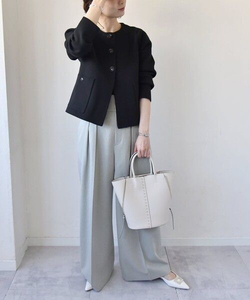 「quaranciel」 ニットカーディガン ONE SIZE ナチュラル レディース quaranciel 「quaranciel」 ニットカーディガン ONE SIZE