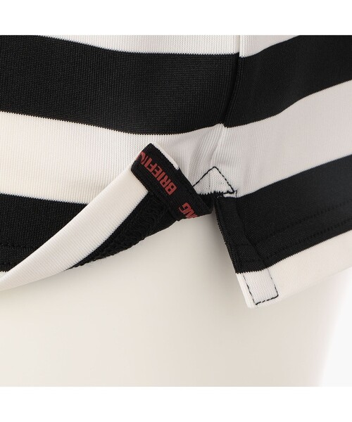 アルマンド★ブリーフィングMS PANEL STRIPE HIGH NEC BRIEFING tシャツ 「BRIEFING GOLF／ブリーフィングゴルフ