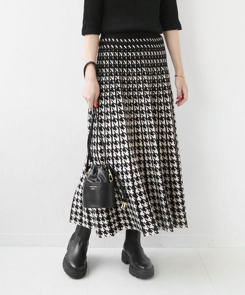 「Torrazzo Donna」 ニットスカート FREE ブラック レディース_画像7