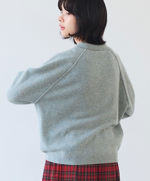 bulle de savon（ビュルデサボン） ニット セーター ジーロンラムポロ