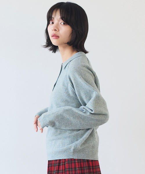 bulle de savon おはなニット コットンプルオーバー bulle de savon おはなニット コットンプルオーバー - メルカリ