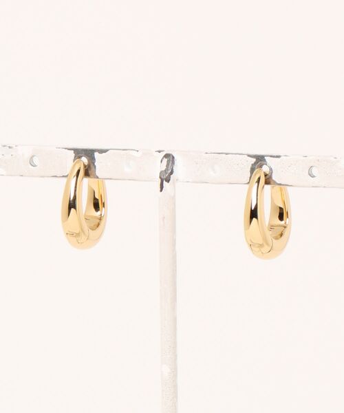 トムウッド　リズフープゴールドピアス TOMWOOD】Liz Hoop Gold リズフープ ゴールド ピアス ユニ