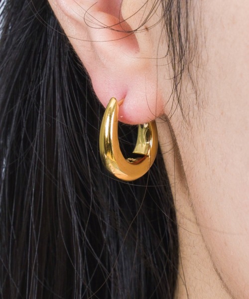 トムウッド　リズフープゴールドピアス TOM WOOD ピアス 「TOMWOOD」Liz Hoop Gold リズフープ ゴールド