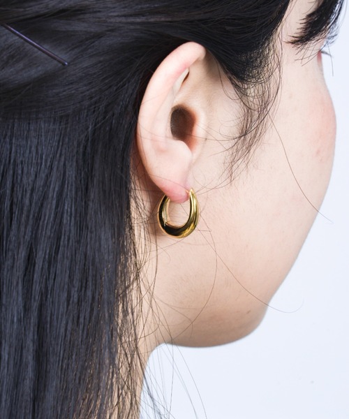 TOM WOOD ピアス 「TOMWOOD」Liz Hoop Gold リズフープ ゴールド