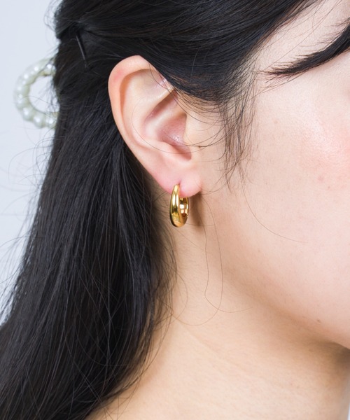 TOM WOOD ピアス 「TOMWOOD」Liz Hoop Gold リズフープ ゴールド