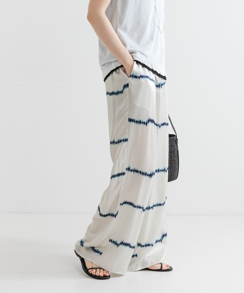 シルクブレンドパンツ URBAN RESEARCH パンツ 「2サイズ展開」シルクミックスボーダー