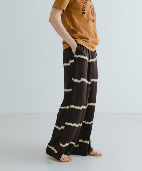 URBAN RESEARCH パンツ 「2サイズ展開」シルクミックスボーダー  