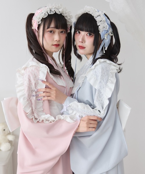 DearMyLove リボンシアーフリルプリンス浴衣 リボンシアーフリルプリンセス浴衣 – レディースファッション