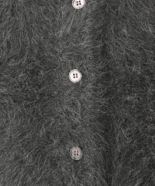 NOBLE（ノーブル） ベスト ジレ FOX/Caファーニットフロントボタン