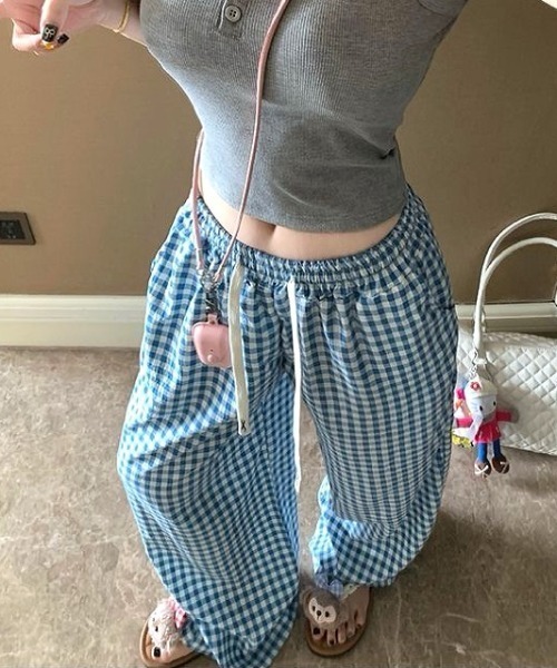 SHEENA（シーナ） パンツ 「選べる4柄」アソートイージーワイドパンツ