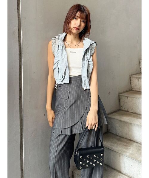 MURUA ハンドバッグ スタッズワンハンドルバッグ : ZOZOTOWN