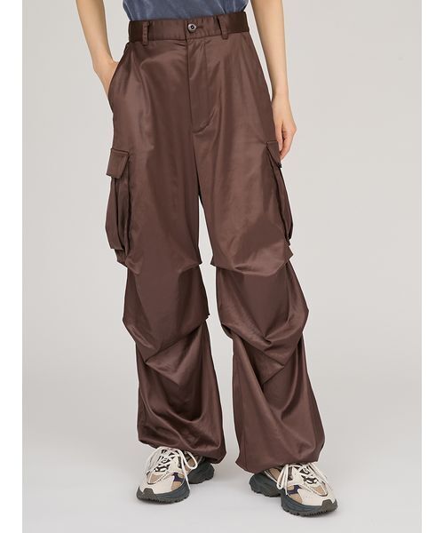 emmi パンツ タックフォルムカーゴパンツ レディース : ZOZOTOWN