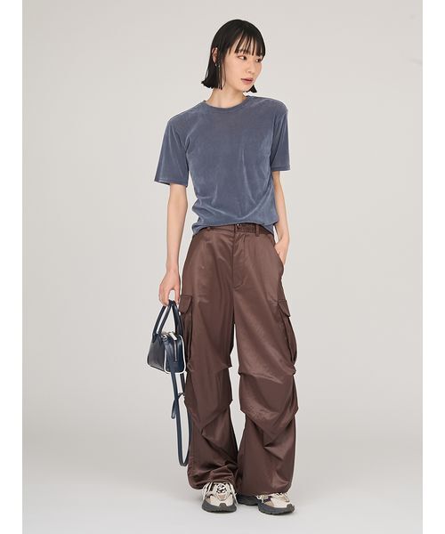 emmi パンツ タックフォルムカーゴパンツ レディース : ZOZOTOWN