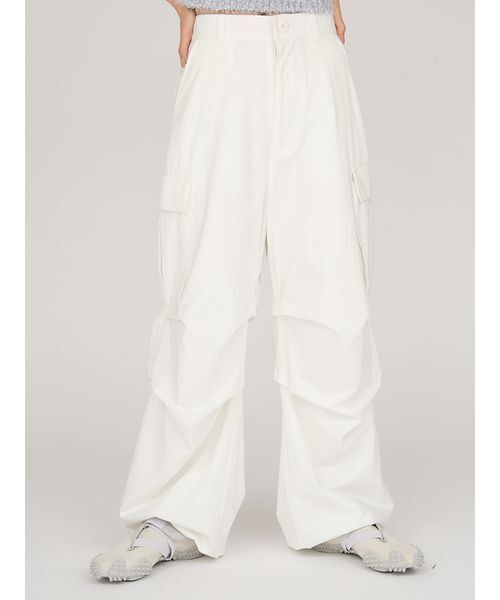 emmi パンツ タックフォルムカーゴパンツ レディース : ZOZOTOWN