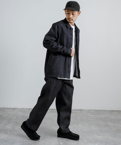 桃太郎ジーンズ　カバーオール　金ボタン　サイズ36 新作カバーオールを田中がお届け!!｜MOMOTARO JEANS MOMOTARO