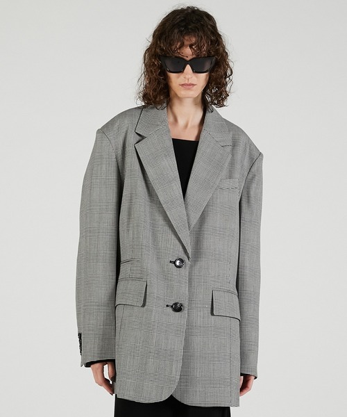 【美品】フレッドペリー　narifuri テーラードジャケット　グレー　L相当 PRANK PROJECT（プランクプロジェクト） ジャケット テーラード