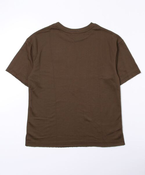 「Subciety」 スウェットカットソー X-LARGE カーキ メンズ_画像4