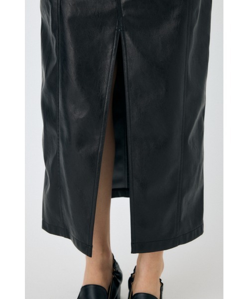 MOUSSY（マウジー） スカート 「25年AW新作」FAUX LEATHER NARROW