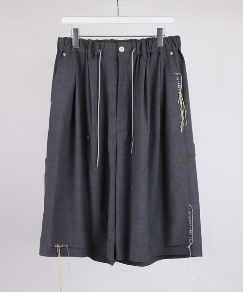 パンツ DISCOVERED SUMMER WOOL LOOPING WIDE SHORTS メンズ_17