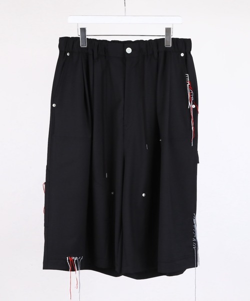 パンツ DISCOVERED SUMMER WOOL LOOPING WIDE SHORTS メンズ_10
